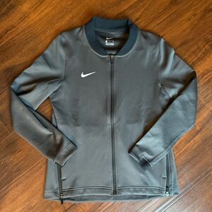 Nike Basketball Full Zip Jacket Therma Gray Flex size small